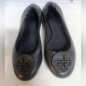 Tory Burch Black Ballet Flats